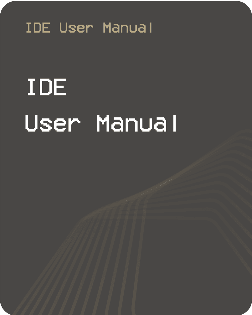 IDE User Manual